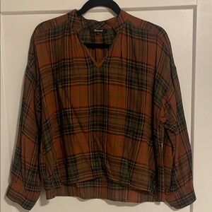 Madewell Plaid Blouse
